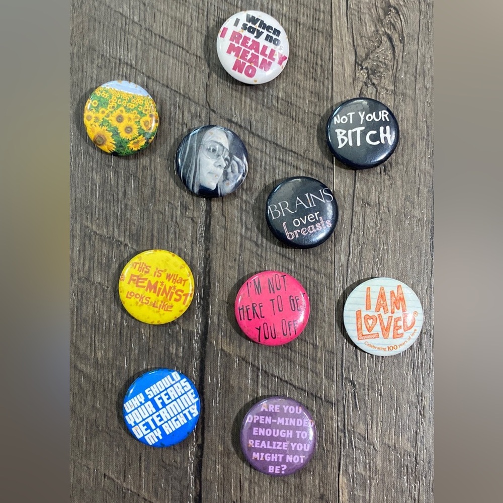 Feminist Button Lot
